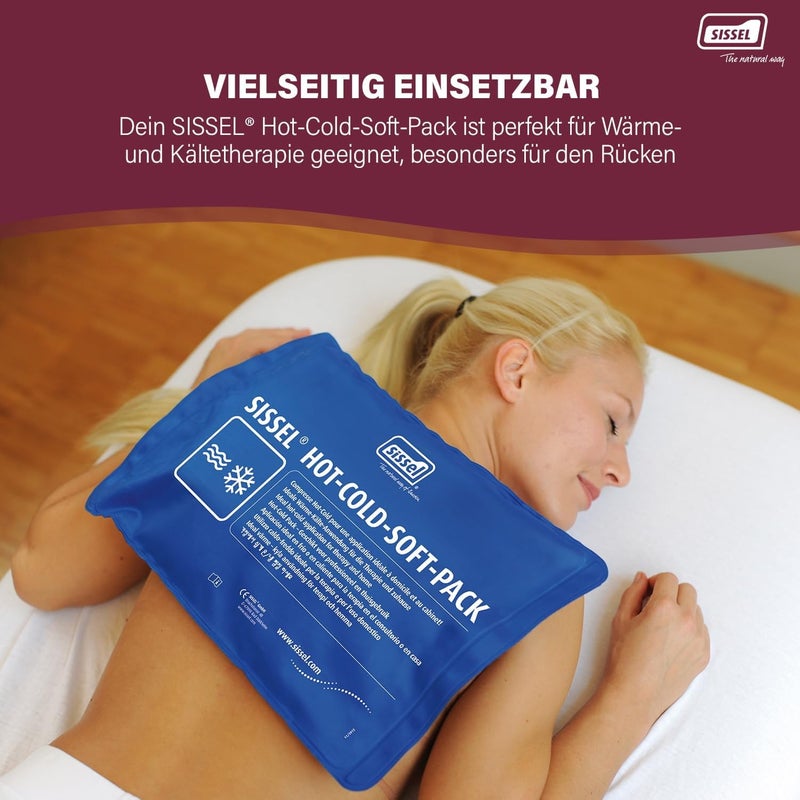 SISSEL Hot-Cold-Soft-Pack | Pain Relief & Relaxation | Flexible for Back | Microwave/Freezer Safe | Blue/Bordeaux | Versatile & Durable - Image 5